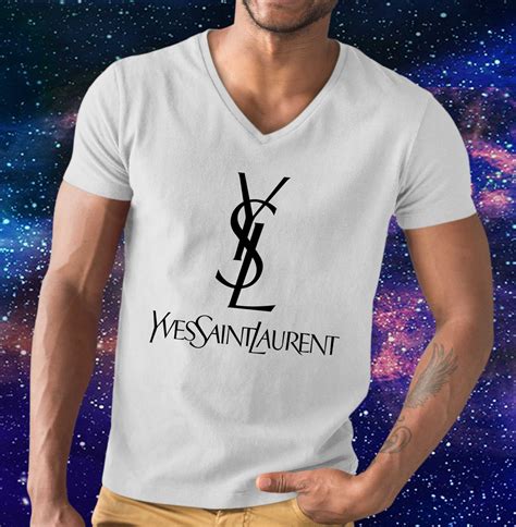 yves saint laurent logo tshirt heren|vintage Saint Laurent t shirt.